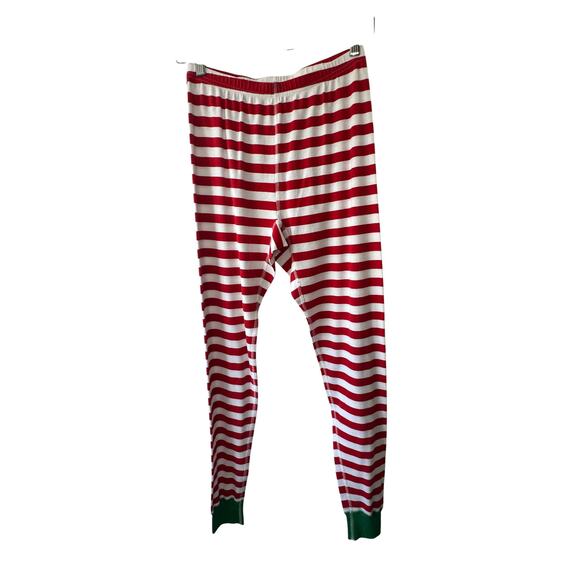 Hanna Andersson Red & White Stripe Pajama Pants Size Medium - Picture 1 of 6